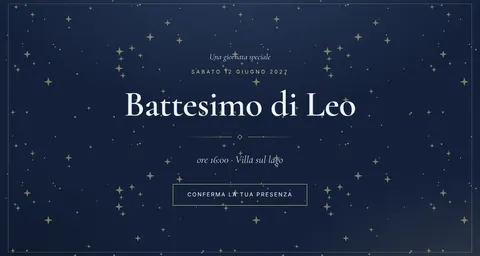 Esempio del modello Battesimo e comunione